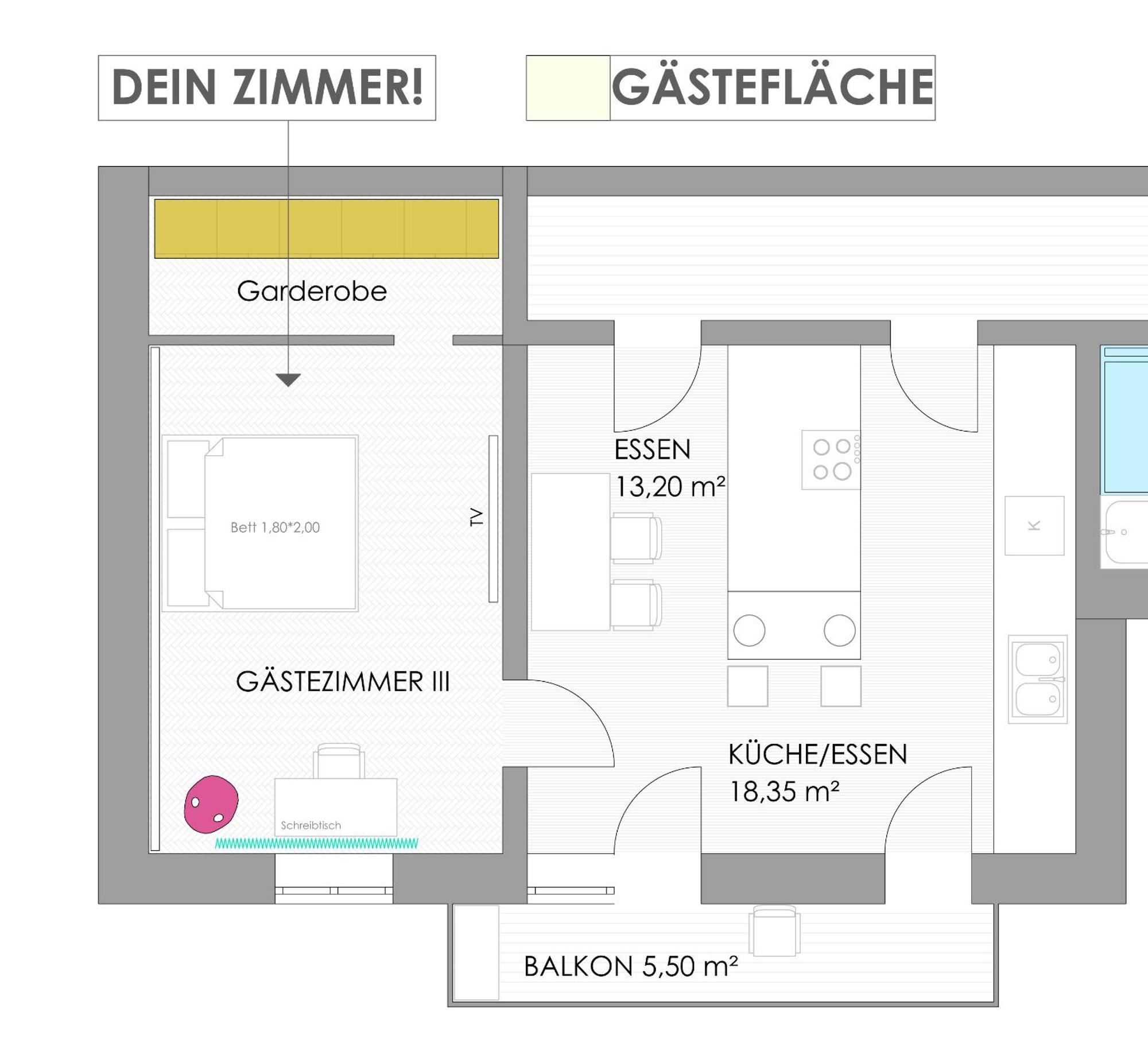 Ferienwohnung sonniges Zimmer mit Balkon im Herzen Mannheims Exterior foto